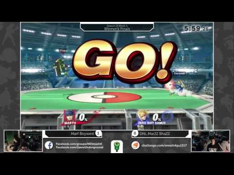 S4@GU 1-3 (Winner's Finals): DNL Marss (ZSS) vs Pugwest (Marth)