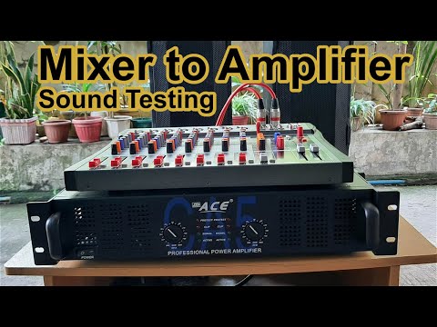 Mixer to Amplifier - Basic power AMP setup