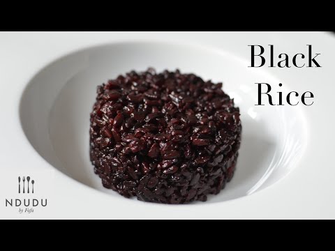 How to cook BLACK VENUS RICE (THE FORBIDDEN 🚫 RICE) / Ndudu by Fafa