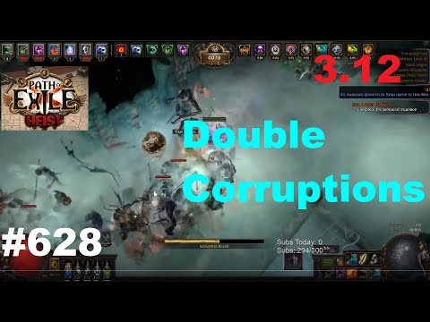 Day 42 of 3.12 Heist League - Min Maxing Carrion Golem Life Elementalist Build & 476 Delve - 628