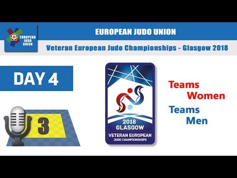 Veteran European Judo Championships - Glasgow 2018 - Teams (commented)