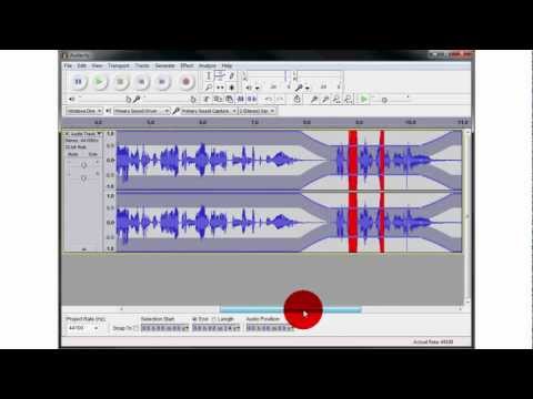 Audacity Tutorial 2 - Recording and Editing