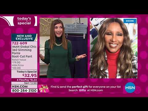 HSN | IMAN Global Chic Fashions 10.25.2020 - 02 AM