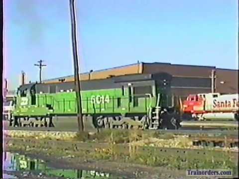 Classic Railroad Series 173 - BNSF in Denver, CO August 25, 1996