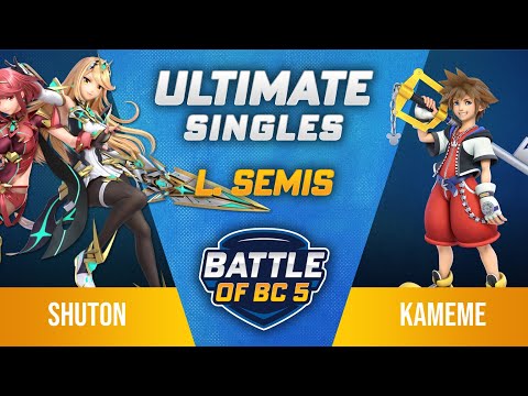 Shuton (Pyra/Mythra) vs Kameme (Sora) - Ultimate Singles Losers Semi-Final - Battle of BC 5