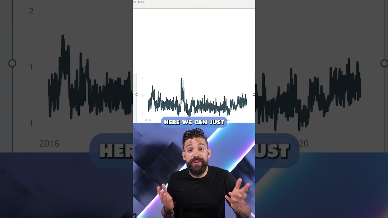 GET RID of the xaxis SCROLL BAR Power BI Visual DESIGN Trick