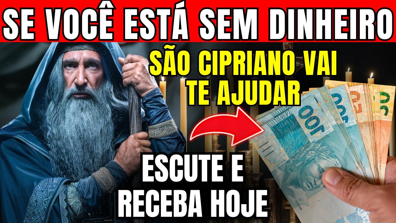 MUDE SUA SORTE E VIDA FINANCEIRA - ORAÇÃO FORTE A SÃO CIPRIANO, VIVA UM MILAGRE AINDA HOJE