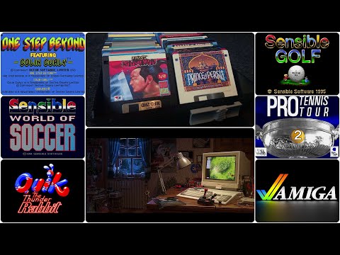 Borsuk Retro Gry TV: AMIGA - QURT i jego Amiga 500 + Granie z Dyskietek! #8 (Swos, Golf, Tennis)