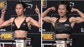 UFC 300 Official Weigh-Ins: Zhang Weili vs Yan Xiaonan