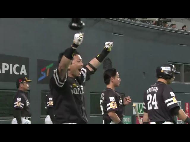 【9回表】ついに目覚めた!! ホークス・柳田 土壇場で勝ち越しタイムリー!! 2016/10/13 CS Final F-H