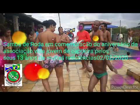 Samba de Roda sobre a comemoração do aniversário da associação vida jovem  02/02/2020