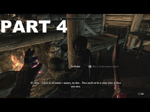 UNDEATH REMASTERED Walkthrough Gameplay Part 4 - THE BROKER (Skyrim Mods)