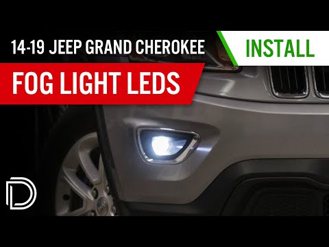 How to Install 2014-2019 Jeep Grand Cherokee Fog Light LEDs | Diode Dynamics