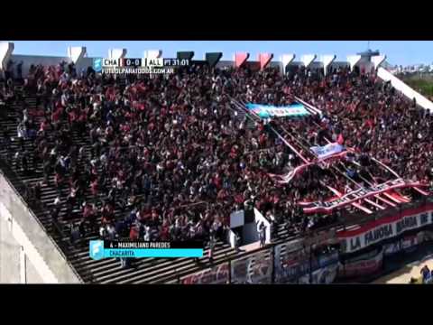 Gol de Paredes. Chacarita 1 - All Boys 0. Fecha 39. B Nacional 2015. FPT