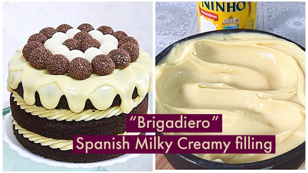 “Brigadiero” Milky Spanish Cake filling  Recipe In English