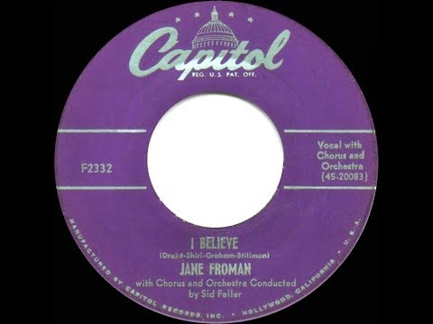 1953 HITS ARCHIVE: I Believe - Jane Froman