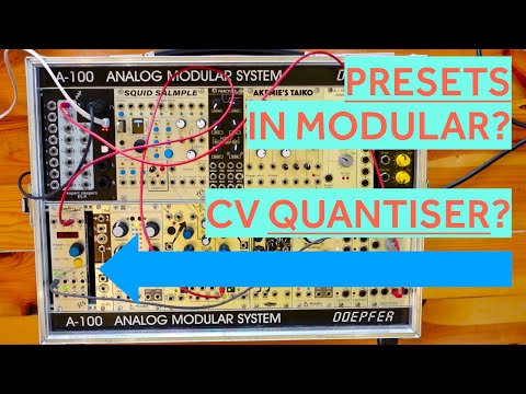 Super Nerdy Pamela's New Workout Patching Techniques - CV Quantizer and Presets.