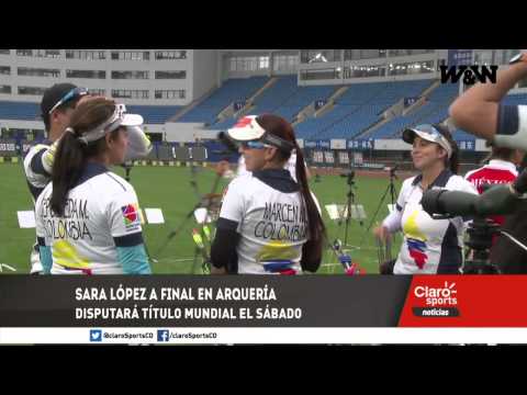 Sara López y Daniel Muñoz, a la final de arco compuesto mixto de la Copa Mundo de Arquería