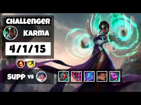 Karma Challenger Gameplay S11 Replay 11.8 Support (4/1/15) - BR