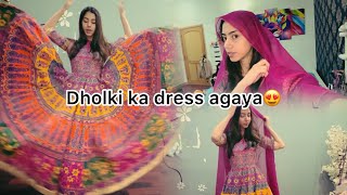Meri dholki ka dress agaya 😍 | Summaya ka dress nahe bana 😨 | maimoona shah vlogs #tahma