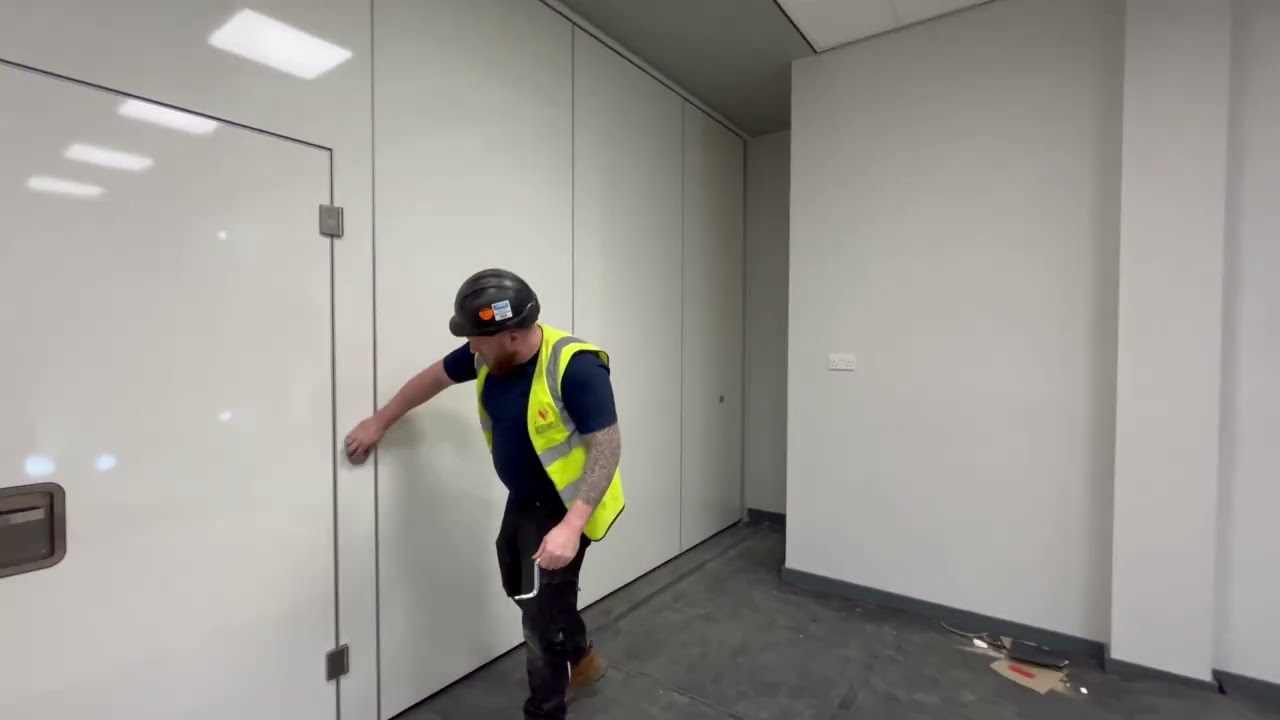 Operable Acoustic Wall – Full Height Panel System
