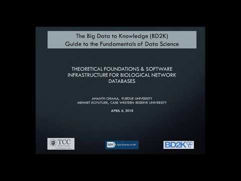 Theoretical Foundations & Software Infrastructure for Biological Network Databases