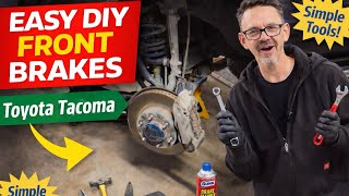 How To Replace The Front Brake Pads And Rotors On A Toyota Tacoma 