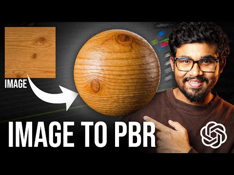 ChatGPT Can Generate PBR Textures from a Single Image in MINUTES for FREE | for 3D Artists