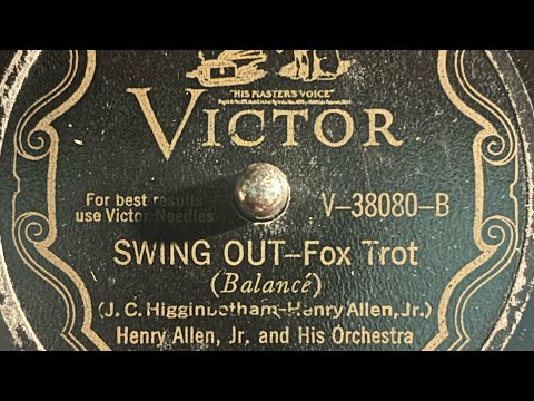 "Swing Out" by Henry Allen Jr. & His Orchestra, recorded 1929