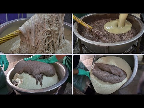 Traditional Tahini Halva How to make Plain and Cocoa Tahini Halva