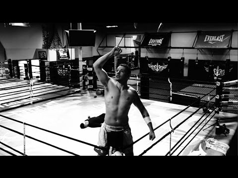 Josh Grevas aka The Vanilla Guerrilla as The Rock @ Xtreme Couture MMA in Las Vegas