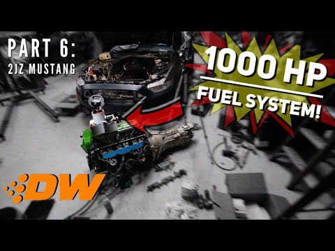 Pt.6 | 2JZ 2015 Ford Mustang Build! | 1000HP FUEL SYSTEM!