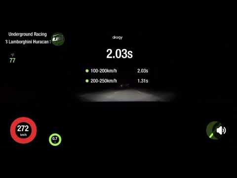 New World  Record  in Street  100-200 Kmh  Lamborghini Huracan Sto UGR 3000 hp 💛