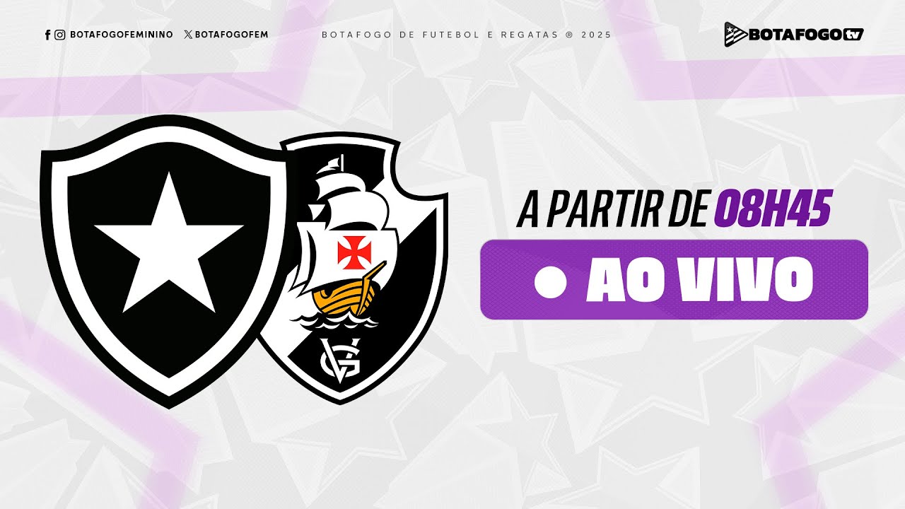 AO VIVO | Botafogo enfrenta o Vasco no Nilton Santos pela Copa Rio Feminina 2025