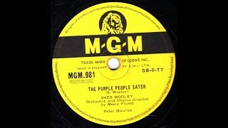 Sheb Wooley &#39;The Purple People Eater&#39; 1958 78 rpm