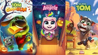My Talking angela Halloween - My Talking Tom - Talking Tom Gold Run Candy Side