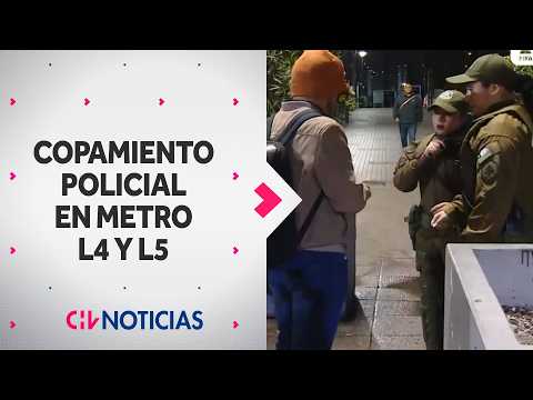 Controles de identidad aleatorios en Metro de Santiago: Realizan nuevo copamiento en La Florida