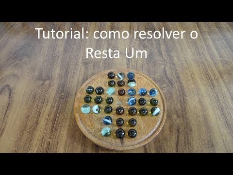 Tutorial: como resolver o Resta Um