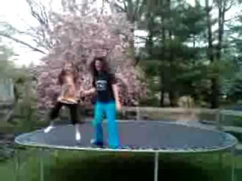 dani and taylor jumping on trampoline.3GP