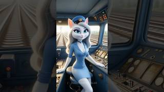 Download lagu The Ghost Train attacks the Cute Cat's town #cat #cutecat #catlover mp3