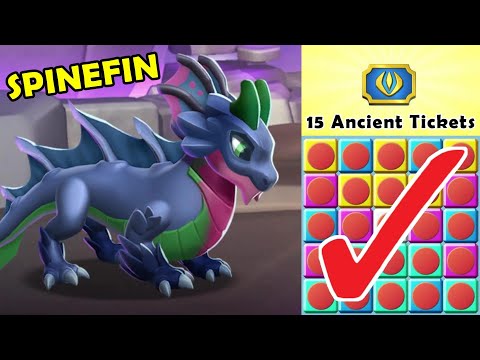 SPINEFIN DRAGON Unlocking + Hatching! More ANCIENT TICKETS in the DAILY BINGO! - DML #1376