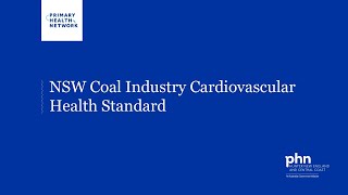 NSW Coal Industry Cardiovascular Health Standard
