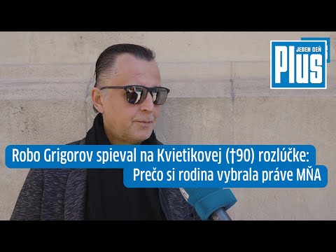 ???? Robo Grigorov spieval na pohrebe Štefana Kvietika (†90): Prečo si rodina vybrala práve jeho?