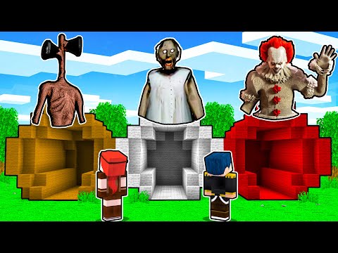 TUNNEL SIREN HEAD VS TUNNEL GRANNY VS TUNNEL IT! - MINECRAFT