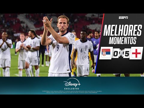 Gols e lances de Sérvia x Inglaterra