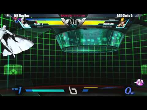 UMVC3 Grand Finals MH RayRay vs AGE ChrisG - Next Level Battle Circuit #2 Tournament