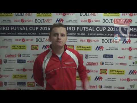 9. HFC 2016 - Wywiad z Bartkiem Krzyżowskim (Mador Sosnowiec) po meczu 1/8 finału