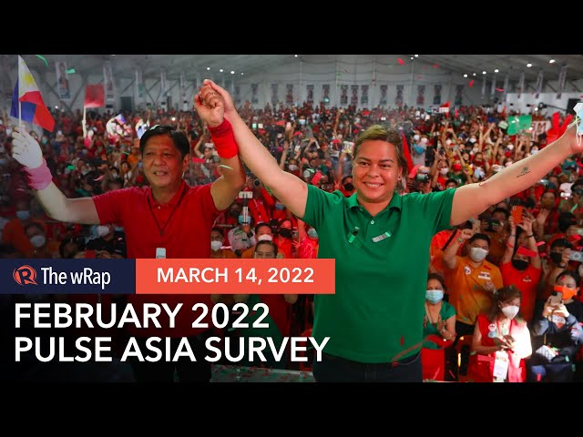 Marcos Jr, Duterte keep leads in end-February 2022 Pulse Asia survey