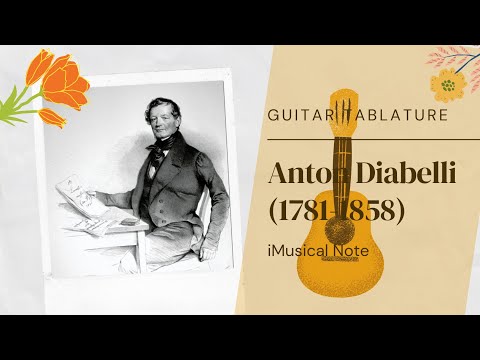 Guitar TAB - Anton Diabelli : Opus 39 No 14 | Tutorial Sheet Lesson #iMn