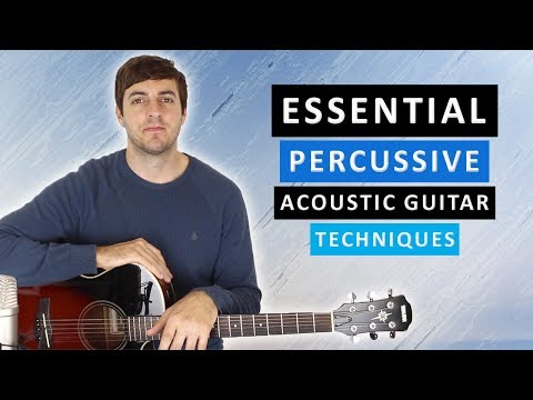 Percussive Acoustic Guitar lesson (Adding the Snare & Bass Drum)
